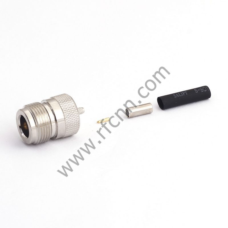 N Connettore RF femminile per RG174