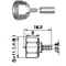 Connettore F RF per RG179