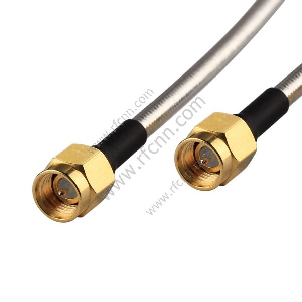 Maschio maschio al maschio maschio 18 GHz RG402 Cable Cable Jumper