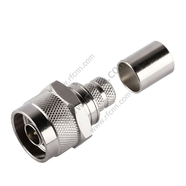 N Crimpatura dritta maschile per connettore LMR400 RF