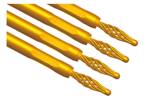 Contatti a molla contorti