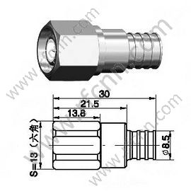 TNC maschio per connettore LMR240 RF