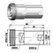 DIN 7/16 Femmina per connettore RF da 1/2 "Super flessibile