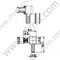 Angolo retto crimpatico maschio MCX per connettore RG174 RF