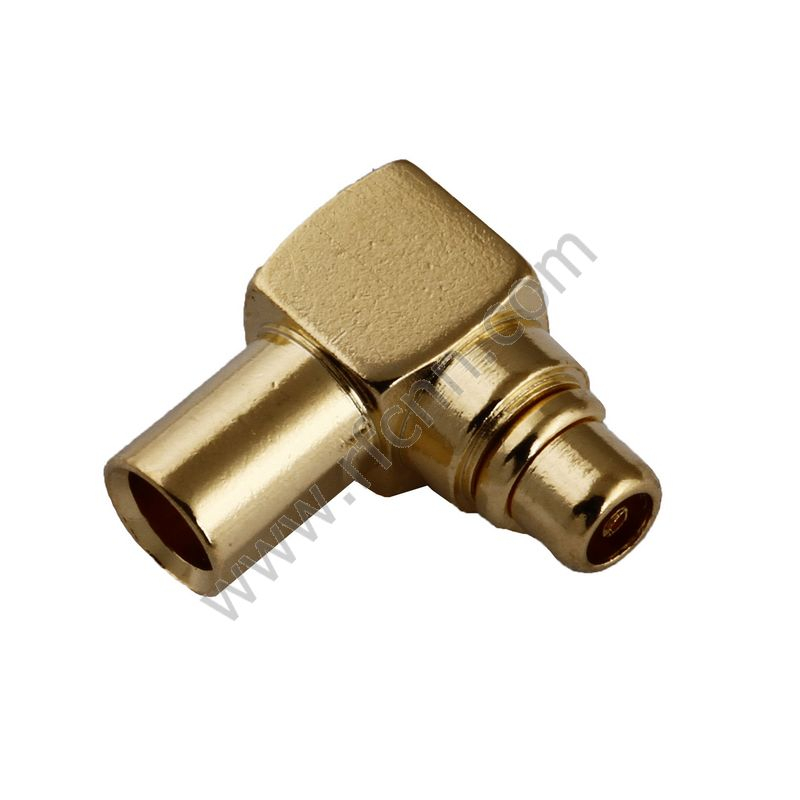 MMCX maschio angolo retto crimpatura per connettore RG405 PCB RF