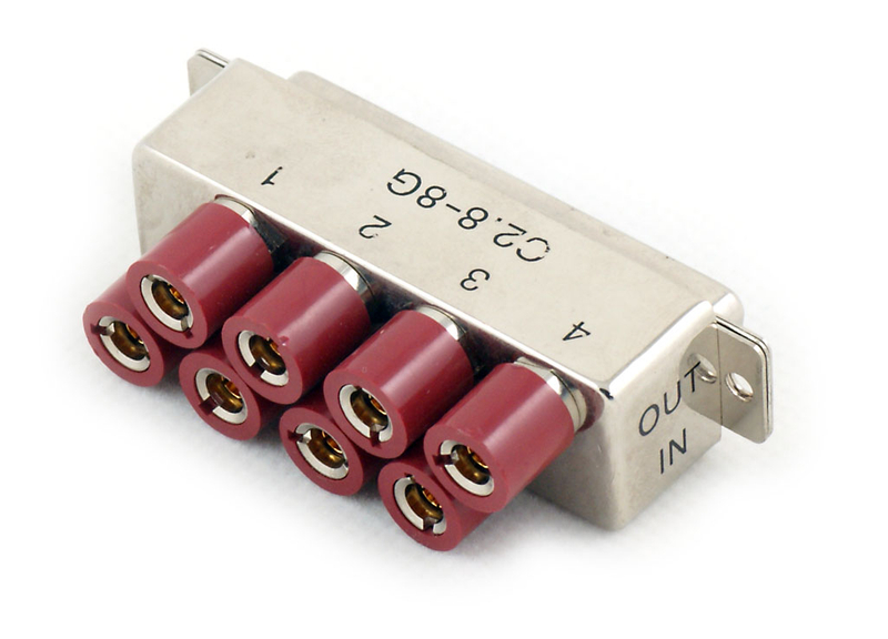 1,0 / 2.3 Connettore maschio RF 8 Set da porta