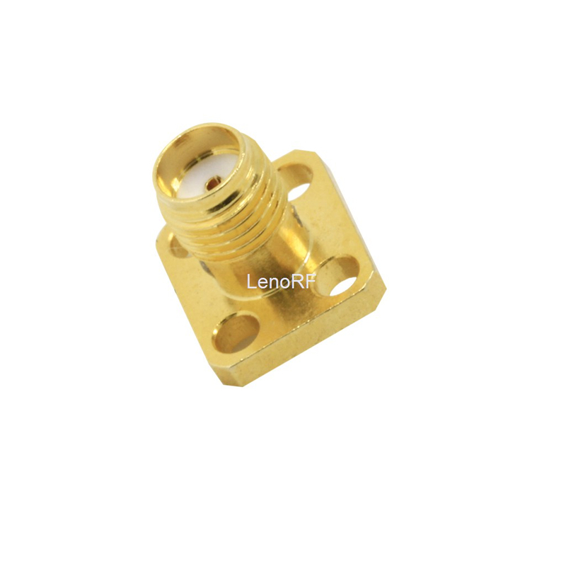 Connettore RF per montaggio a flangia Jack SMA