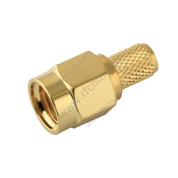 SMA maschio crimpare dritto per RG58 - connettore RF