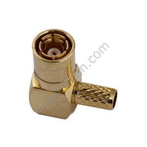 Angolo retto a crimpare femminile SMB per connettore BT3002 RF