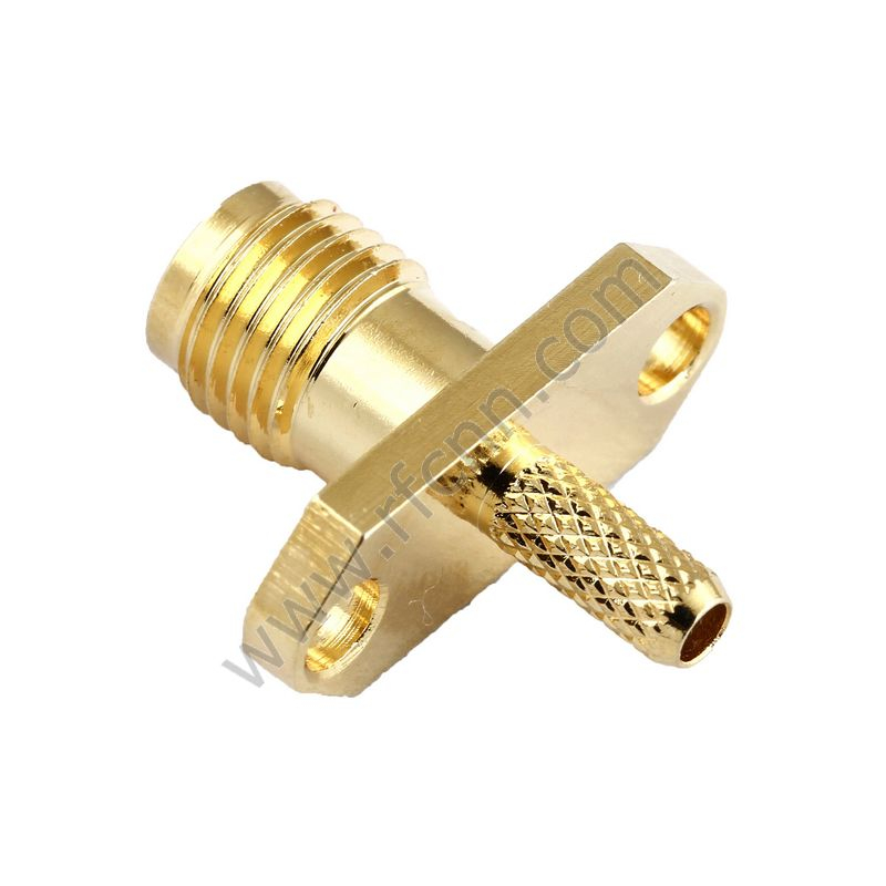 Flangia di rettangolo di crimpare femminile SMA per connettore RG316 RF