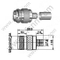 N femmina per connettore LMR300 RF