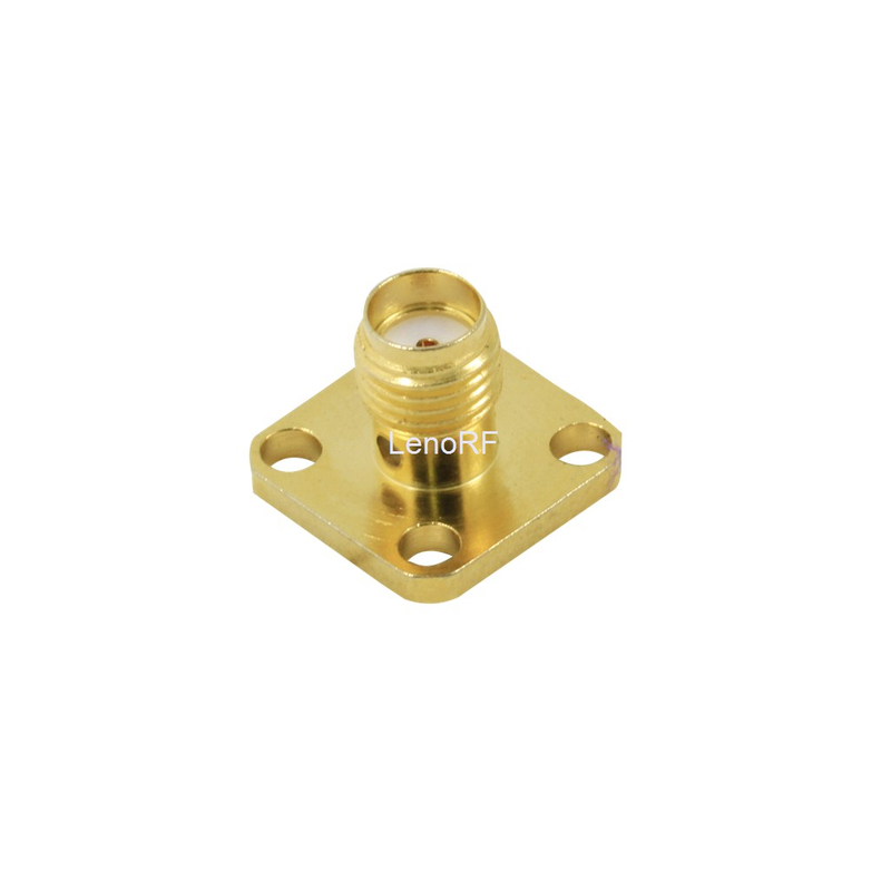 Recipiente del supporto della flangia del jack SMA