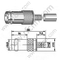 BNC Crimp Femmina per connettore RG58 RF