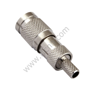 1.0 / 2.3 Crimpatura maschio dritta per connettore 75-2-2 RF