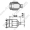 Crimpatura maschile SMA per connettore RG405 RF semirigido