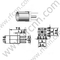 Femmina MMCX per connettore PCB RF