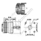 DIN 7/16 Connettore FLANGE FLANGE FLANGE DIN 7/16