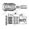UHF Female Crimp per connettore RG142 RF