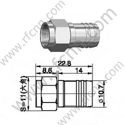 Connettore F RF per RG6