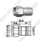 Connettore F RF per RG6