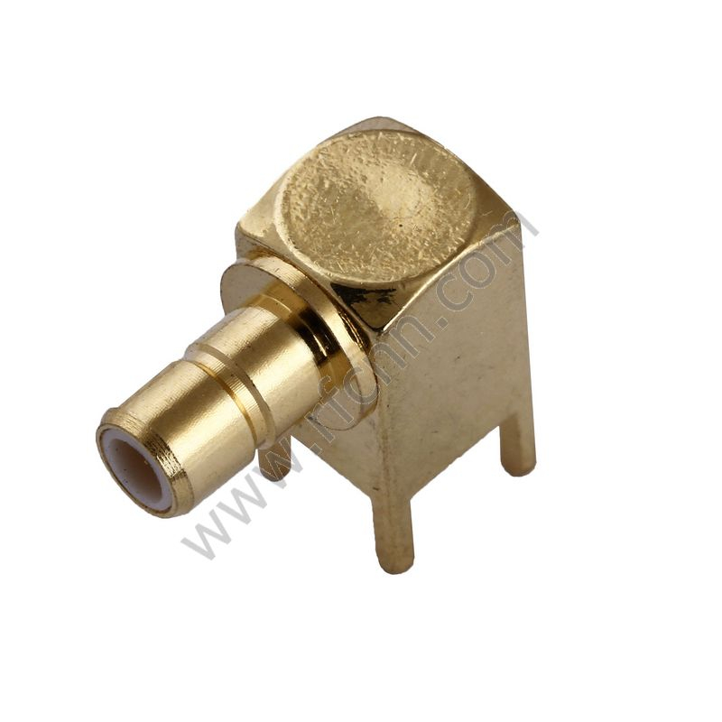 Angolo retto maschio SMB per connettore PCB RF