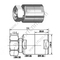 DIN Maschio 7/16 per il connettore RF del cavo 3/8 "Super flessibile