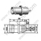 Morsetto femmina BNC per connettore RG174 RF