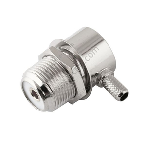 UHF Angolo retto crimpatico femminile per connettore RG58 -RF