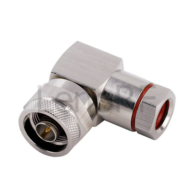 N RF Connector maschio ad angolo retto serraggio per RG213