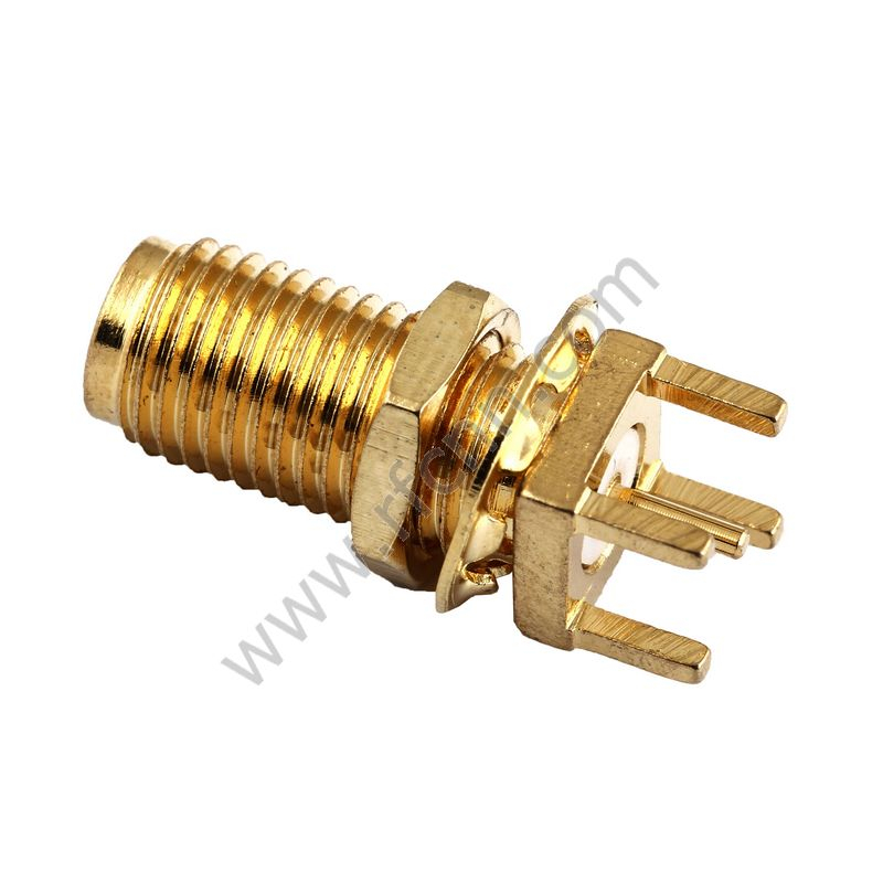 SMA femmina paratia per connettore PCB RF