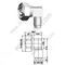 Angolo retto maschio DIN 7/16 per connettore RG213 RF