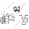N Connettore FLANGE FLANGIA MICROTRIP