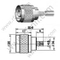 N Maschio per connettore LMR200 RF