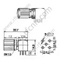 1,6 / 5.6 Angolo retto maschio per connettore PCB RF