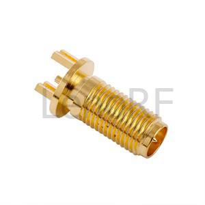 SMA Jack Jack Reverse Polarity Edge Mount per connettore RF PCB