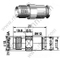 Morsetto femminile TNC per connettore RG58 RF