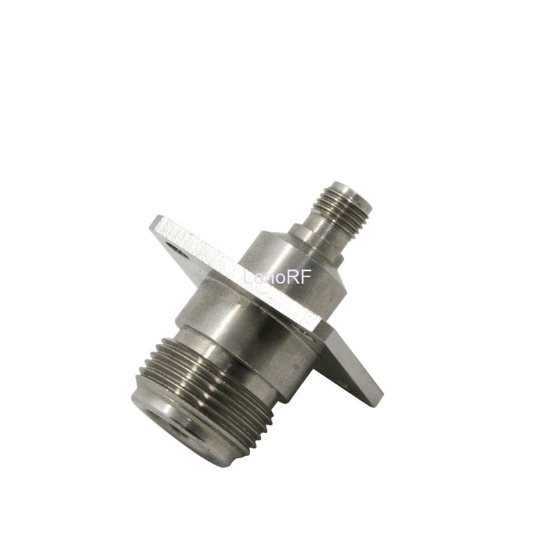 N Jack a SMA Jack Flange Mount Adapter RF