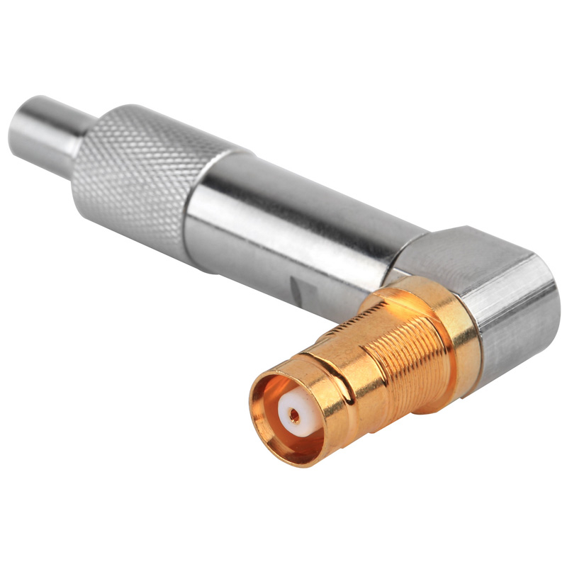 Mini Balun 1.6 / 5.6 L9 Angolo retto femminile a IDC AWG24 / 26 Connettore RF