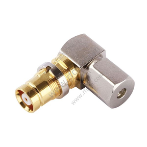 1.6 / 5.6 Morsetto femminile Angolo retto per connettore Kings 75-3.0-RF