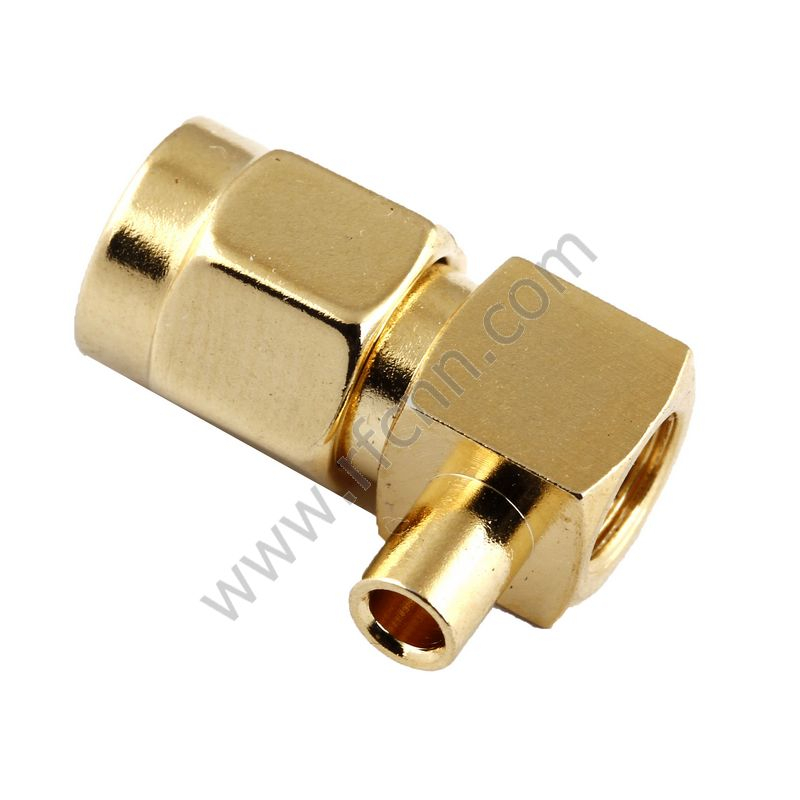 Angolo retto crimpatico maschio SMA per connettore RG405 RF