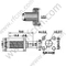 Flangia di crimpatura femminile SMA per connettore RG178 RF