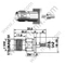 Flangia femminile TNC per connettore RG174 RF