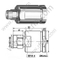 N Morsetto maschio per connettore RF flessibile da 7/8 "
