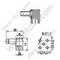 1.0 / 2.3 Angolo retto femminile per connettore PCB RF