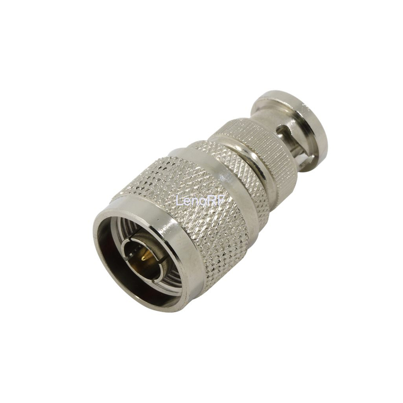 N Plug to BNC Plug RF Adapter